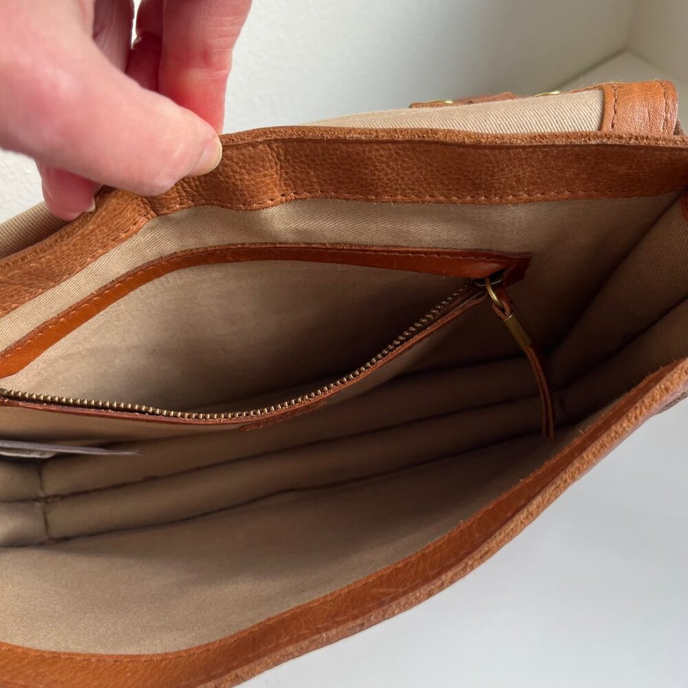 Vintage Madewell "The Sketchbook" Rich Brown Leather Bag - Picture 13 of 13